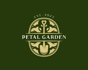 Yard Landscaping Shovel logo design