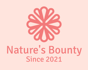 Nature Flower Gardening  logo design