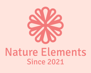 Nature Flower Gardening  logo design