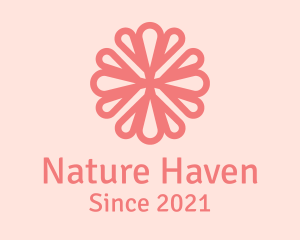 Nature Flower Gardening  logo design