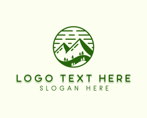 Forest Mountain Trees logo