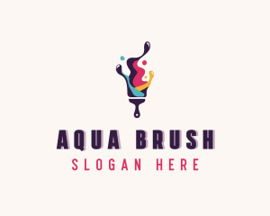 Paint Brush Refurbish logo design