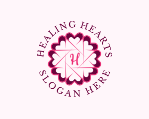 Dating Heart Valentines logo design