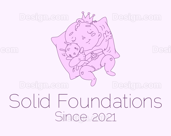 Sleeping Baby Prince Logo