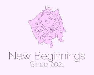 Sleeping Baby Prince  logo