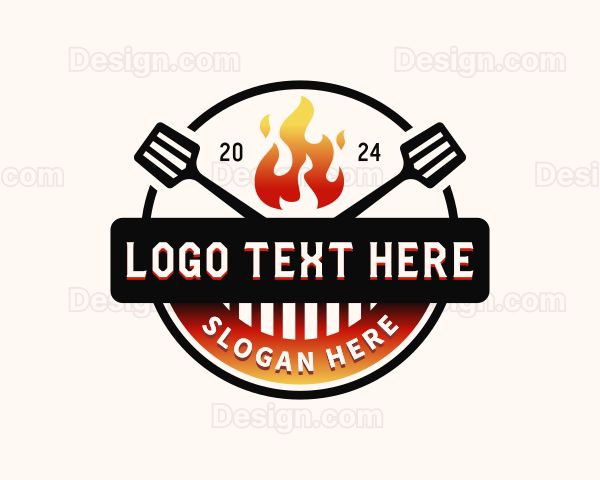 Flame Grill BBQ Logo