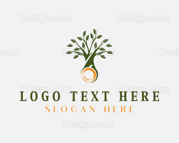 Tree Planting Horticulture Logo