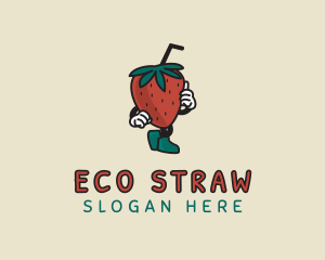 Walking Strawberry Smoothie logo