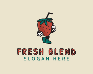 Walking Strawberry Smoothie logo