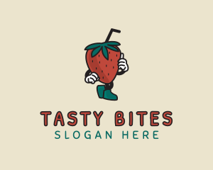 Walking Strawberry Smoothie logo