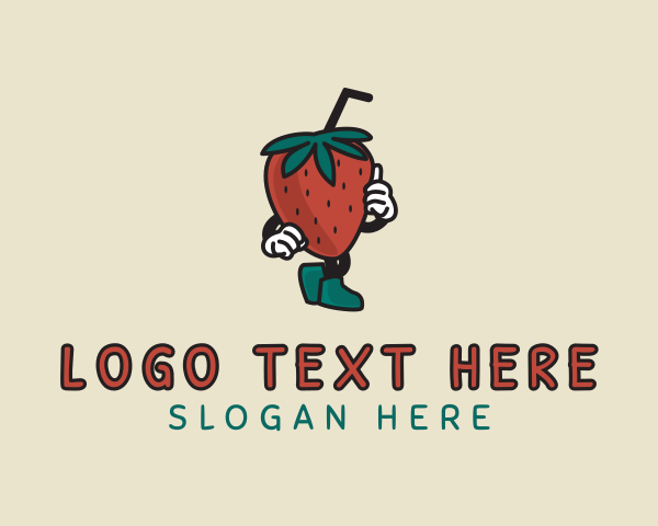 Straw logo example 2