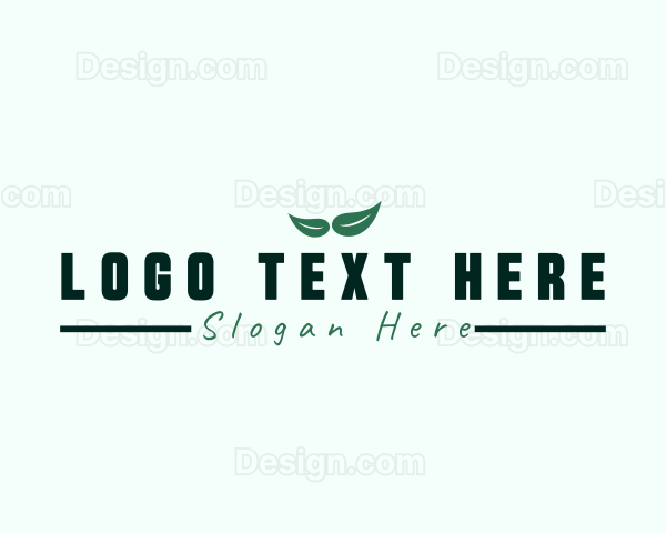 Healthy Herbal Leaf Logo