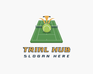 Sports Tennis Court logo