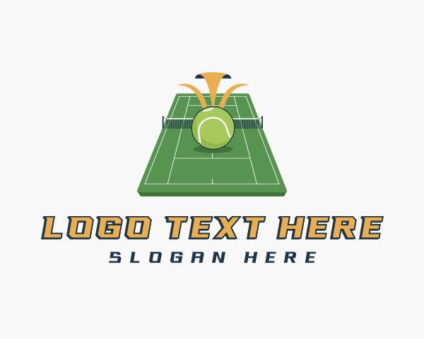 Sports Tennis Court logo