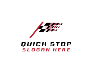 Racing Flag Speed logo design