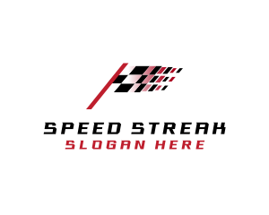 Racing Flag Speed logo design