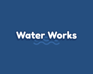 Cute Cartoon Water logo design