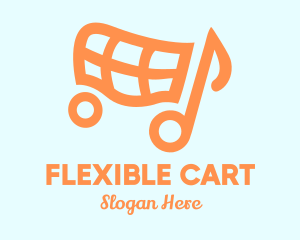 Musical Note Cart logo design