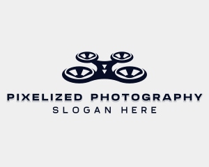 Drone Quadrotor Videography logo design