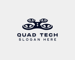 Drone Quadrotor Videography logo design