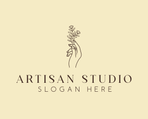 Floral Styling Decorator logo design