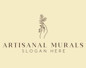 Floral Styling Decorator logo design