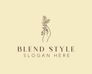 Floral Styling Decorator logo design