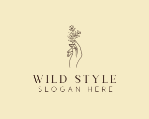 Floral Styling Decorator logo design