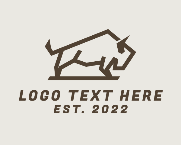 Mountain Wild Bison logo