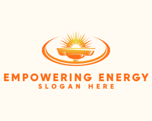 Yellow Sun Housekeeping logo design