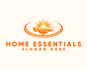 Yellow Sun Housekeeping logo design