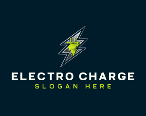 Electric Plug Energy logo design