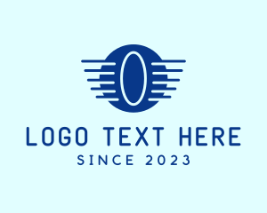 Futuristic Cyber Letter O logo