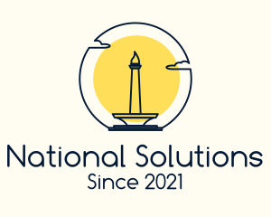 Jakarta National Monument logo design