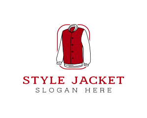 University Jacket Clothing logo design