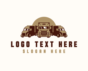 Trailer - Trailer Truck Distribution logo design