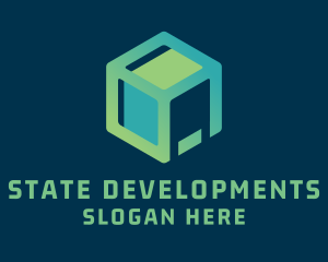 Web Developer Cube  logo design