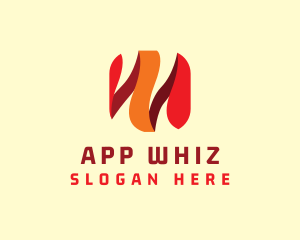 Generic Ribbon App logo design