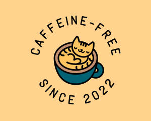 Sleeping Cat Cafe logo design