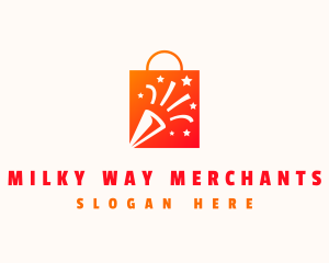 Party Shopping Bag Product logo design