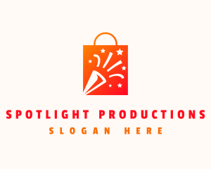Party Shopping Bag Product logo design