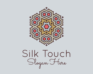 Mandala Textile Decor  logo design