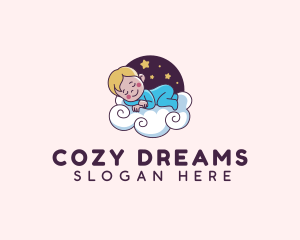 Bedtime Sleep Baby logo design