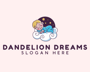 Bedtime Sleep Baby logo design