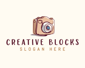 Photography Lens Camera logo design