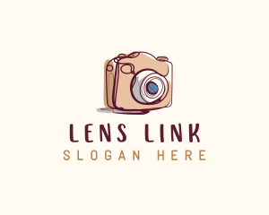 Photography Lens Camera logo design