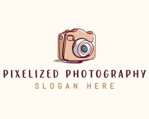 Photography Lens Camera logo design