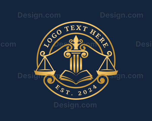 Law Judge Scale Logo