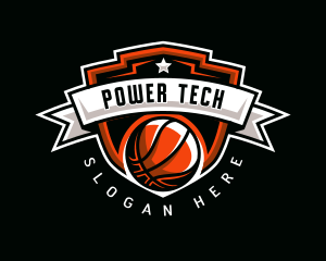 Basketball Hoops Sports Logo