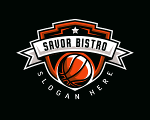 Basketball Hoops Sports logo